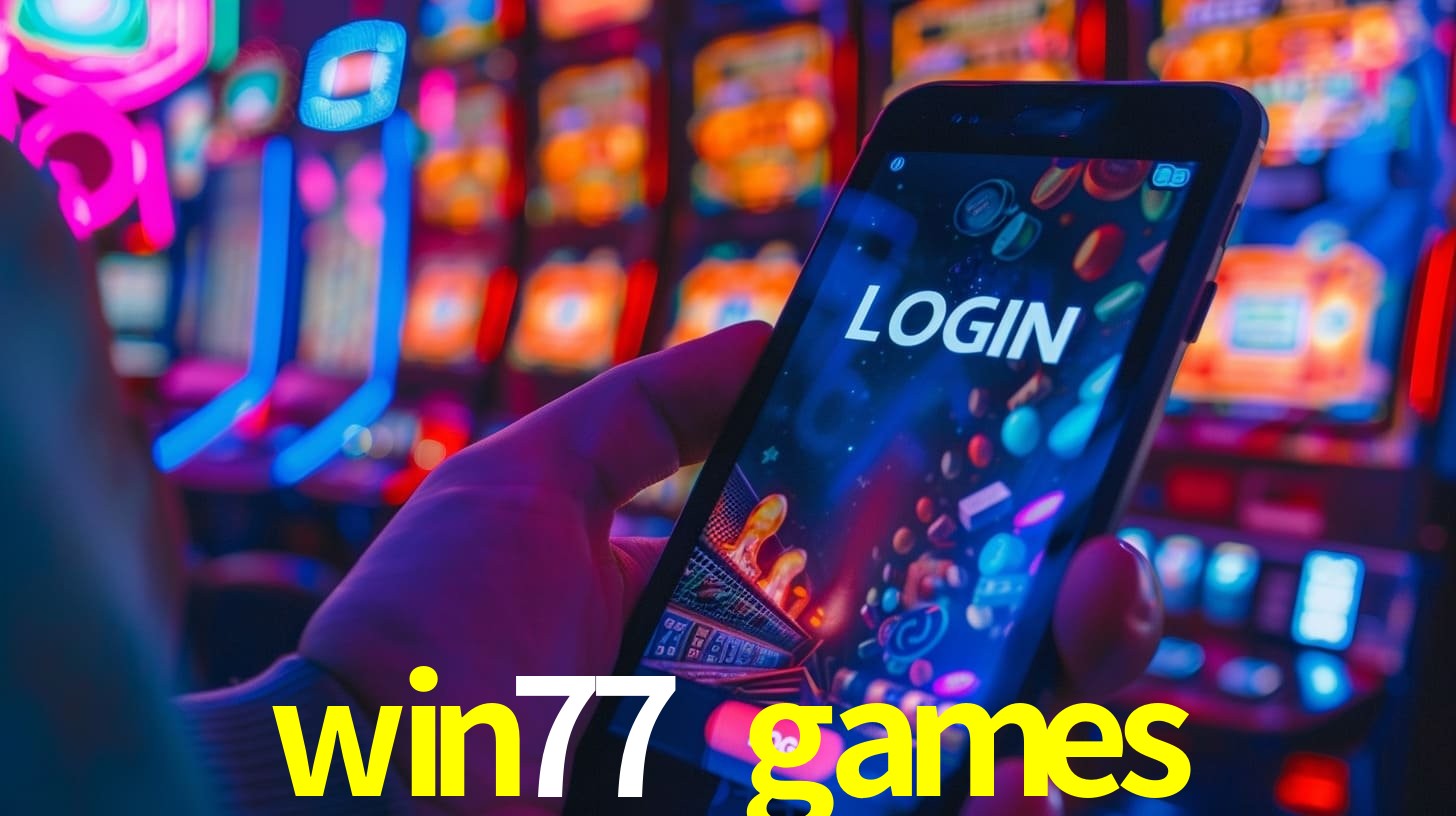Interface do App win77 games